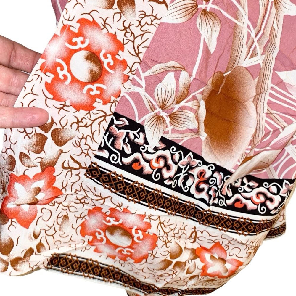 🦩🌴 Pink Flamingo Floral Kimono Swim Coverup ~ Brand New - Picture 11 of 17